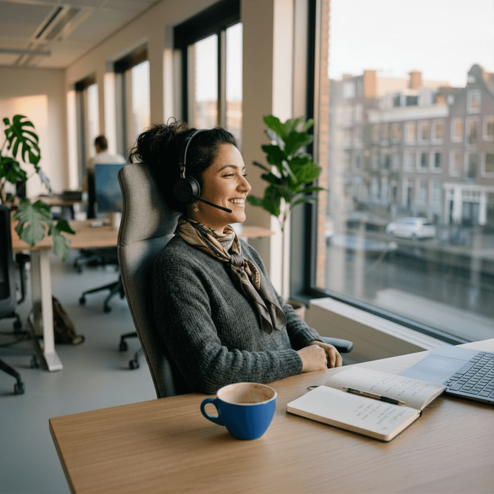 Medewerker werkt slim met AI Assistants