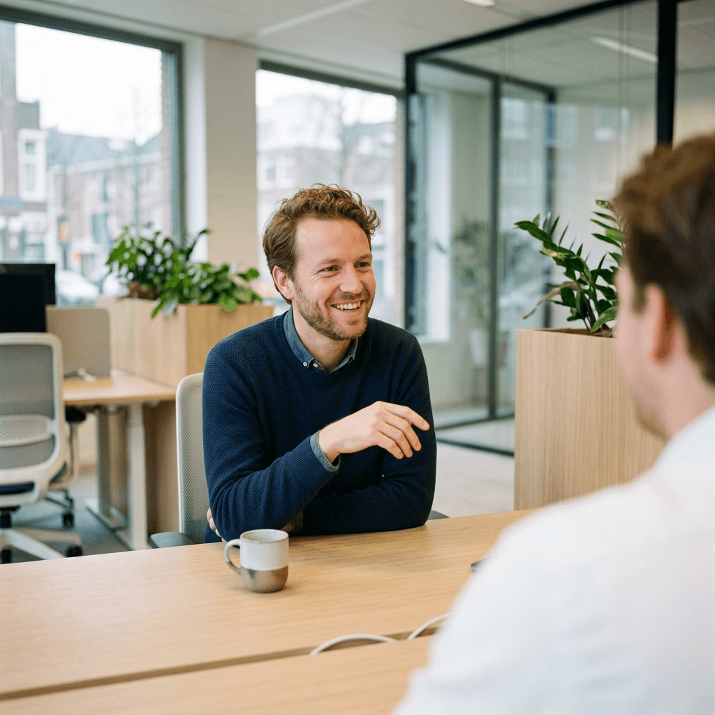 Team werkt samen aan het automatiseren van processen