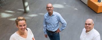 Brigitte van den Berg, Edo Bakker en Ed den Hartog